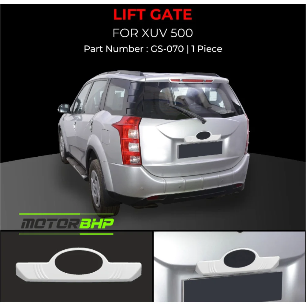 Buy Mahindra XUV500 Rear Number Plate Lamp Garnish Chrome